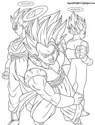Drawing goku vegeta and broly. An Otherworldly Fusion Lineart By Jamalc157 On Deviantart