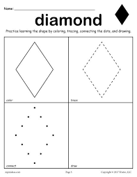 A worksheet in which students must identify shapes and match the pictures with the words. Diamond Worksheets For Preschoolers Worksheets Scatter Plots Worksheet With Answers Worksheet For Kindergarten In English Letter D Worksheet Mixed Number To Improper Fraction Worksheet 8th Grade Math Worksheet Printable Something Special In