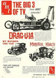 1960s Munsters Model Cars Ad Model Cars Kits Car Model My Mother The Car