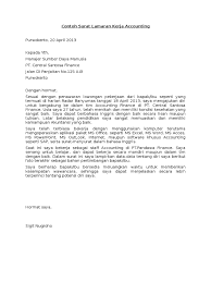 Untuk membuat surat lamaran kerja guru yang baik, ada beberapa poin penting yang harus anda perhatikan agar supaya surat yang anda buat sesuai informasi ini tentu akan sangat berguna untuk menentukan nasib anda apakah diterima atau tidak. 3 Contoh Surat Lamaran Kerja Accounting