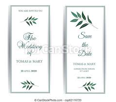Maybe you would like to learn more about one of these? Rustic Wedding Invitation Template With Little Green Leaf Printable Wedding Invites Rustic Wedding Invitations Cards Canstock