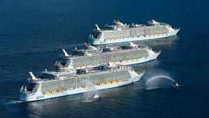 World S 3 Largest Cruise Ships Meet In Historic Gathering