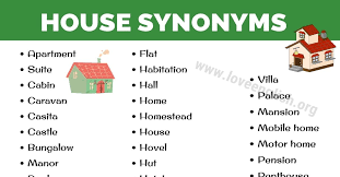 In this page you can discover 73 synonyms, antonyms, idiomatic expressions, and related words for. Another Word For House 40 Popular Synonyms For House In English Love English