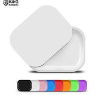 Weed Tray With Soft Magnetic Lid Black Tray Metal Small Mini ...