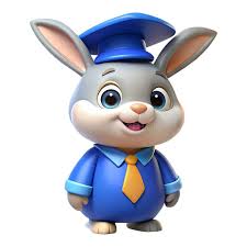 Professor Rabbit Stock Illustrations