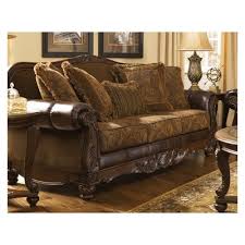 Sofas Dark Cappuccino Signature Design By Ashley Ashley Furniture Furniture Brown Leather Chairs
