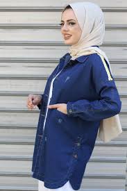 How to wear hijab with a denim jacket? Girls Denim Jacket Turkish Dress Hijabs Fashion Clothing Shopping Online Store