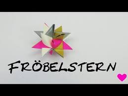 Frobelstern Falten Diy Weihnachstsstern Basteln Frobelstern Als Weihnachtsschmuck Anleitung Yout Frobelsterne Basteln Basteln Weihnachten Basteln Anleitung
