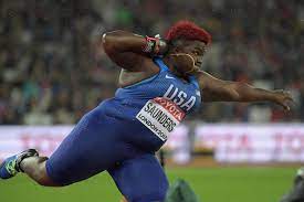 Raven saunders of team united states reacts after winning the silver medal in the women's shot put final on day nine of the tokyo 2020 olympic games at olympic stadium. Dyestat Com News Raven Saunders Returns To Shot Put And Turns Pro