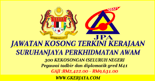 Jawatan kosong jabatan pendaftaran pertubuhan negeri (ros) kini dibuka. Jawatan Kosong Terkini Jabatan Perkhidmatan Awam