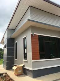 Dan juga oleskan cat primer, sejenis cairan yang diterapkan sebelum. Lingkar Warna 36 Contoh Model Dinding Depan Rumah Minimalis Inspiratif