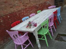 Cath Kidston Painted Chairs Furniture Makeover Shabby Chic Kitchen