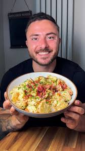 Bacon Pesto Potato Salad #potato #salad #summerrecipes #lunchideas