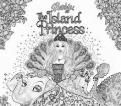 The doll was provided by the client and it comes with the peacock fan at the back. Barbie As The Island Princess Coloring Page Coloring Home