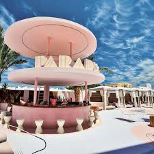 Life Imitates Art At Paradiso Ibiza Hotel Ibiza Pool Bar San Antonio Bay