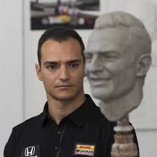 Alex Palou Borg-Warner Trophy Silver Image Formal Sitting