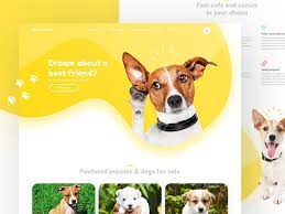 Pet Shop Pet Websites Website Header Design Minimal Web Design