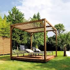 Pergola En Bois Veneto 348x310x232cm Ventelles Amovibles Pergola Rustique Pergola Bois Pergola