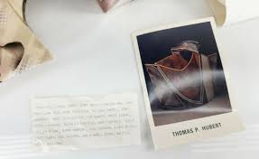 Vintage Futurist Art Pottery Tom THomas P Hubert Abstract Expressionist  Ceramic