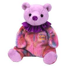 Beanie Baby Happy Birthday Bear Ty Beanie Baby February The Birthday Bear 7 5 Inch Beanie Baby Bears Teddy Bears For Sale Ty Beanie