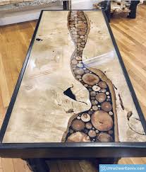 Custom Wood Table With Unique Design And Epoxy Finish In 2020 Diy Resin Table Wood Resin Table Resin Table
