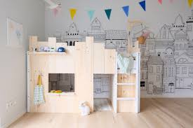 Spielbett hochbett kinderbett kinder bett jelle 90x200 cm vorhang. Diy Hochbett Ein Spielbett Fur Kleine Abenteurer Dekotopia