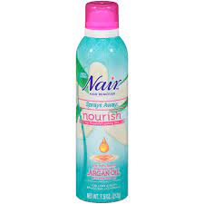 Professional waxing is more expensive than other hair removal methods. Nair Hair Remover Nourish Sprays Away Moroccan Argan Oil 7 5 Oz Walmart Com Walmart Com