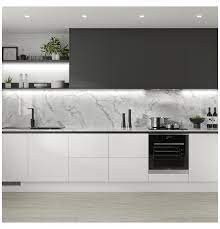 There is something so timeless, chic, romantic, and dreamy about the grey and white color combinations. Fitted Kitchens White And Grey Kitchen Cabinets Modern As One Of The Most Used Areas In Th Modern Grey Kitchen Modern Kitchen Design White Modern Kitchen
