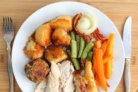 Enjoy the best ever sunday roast chicken dinner. Roast Chicken Dinner And Bisto Chicken Gravy Recipe Perfection