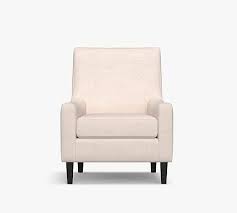 Isaac Upholstered Armchair Pottery Barn Upholstered Arm Chair Furniture For Small Spaces Armchair