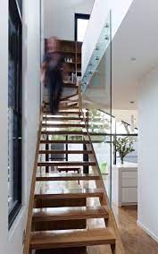 House With A Modern Design Line Located In A Historic Victorian Neighbourhood Http Freshome Com 2013 0 Stair Railing Design Staircase Design Railing Design