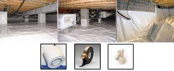 Self Adhesive Plastic Sheeting Poly Sheeting Diy Crawlspace Crawlspace Crawl Space Encapsulation