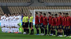 Unai simón, marcos llorente, laporte, pau torres, gayà, busquets, fabián, thiago, fe. La Chapuza De Tve Espana Vs Kosovo