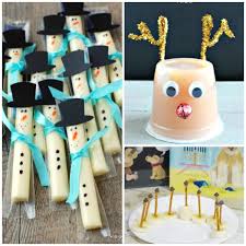 These cute christmas treats for kids make an adorable addition to your holiday buffet table. 25 Healthy Christmas Snacks Fantastic Fun Learning