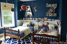 I am very happy with the way his room turn out. Boys Bedroom Reveal Big Boy Room Big Boy Bedrooms Boys Shared Bedroom