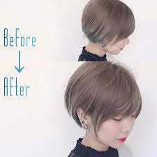 ショート ボブヘアカタログ 銀座美容室 鈴木司 さんはinstagramを利用しています ショートカットの オーダー方法の解説 short tsukasa カットとスタイリングで ビフォーアフター サイドヘアスタイル ショートカット 髪型 ボブ