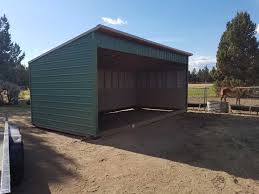 We had some aluminum awning pans on hand as well as a couple pieces of gutter. The Loafing Shed Redmond Animal Shelter Outbuilders