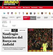 La de sears, del 8 al 10 de junio. El Mayor Ridiculo De La Historia Y Deja Vu Terrorifico Las Portadas Del Mundo Por La Eliminacion Del Barcelona Ante Liverpool Infobae
