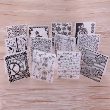 Heat embossing, 4 embossing techniques to try on your next handmade card. Scrapbooking Diy Card Making Embossed Template Paper Craft Tools 9pcs Plastic Embossing Folders Printmaking Embossing Clinicadelpieaitanalopez Com