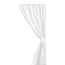 Check spelling or type a new query. 5 Gauge Vinyl Window Curtains With Two Panels And Two Tie Backs In White Size 36 Wide X 45 Long Walmart Canada