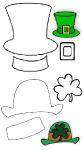 Image From Http Glass Fusing Made Easy Com Images Leprechaun Hat Pattern Jpg St Patrick Day Activities St Patricks Day Cards St Patrick S Day Crafts