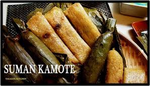 Suman Kamote Sweet Potato Suman Sweet Potato Wrap Sweet Potato Food