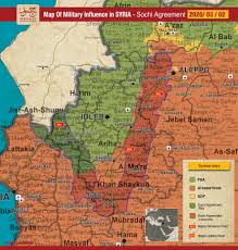Welcome to google maps syria locations list, welcome to the place where google maps sightseeing make sense! Map Of Military Influence In Syria 02 03 2020