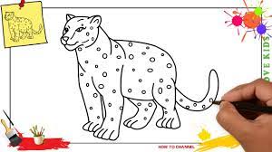 Maybe you would like to learn more about one of these? How To Draw A Leopard Easy Slowly Step By Step For Kids And Beginners Youtube