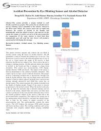 Show only exact fit parts, which are specifically designed to fit your vehicle. Pdf Accident Prevention By Eye Blinking Sensor And Alcohol Detector
