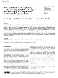 Eileen baral was born on may 7, 1955 in the usa. Pdf Perceived Need And Acceptability Of A Community Based Peer Navigator Model To Engage Key Populations In Hiv Care In Tijuana Mexico