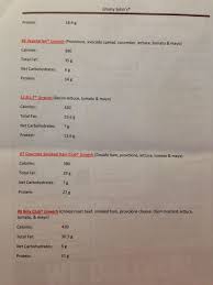 jimmy john nutritional information