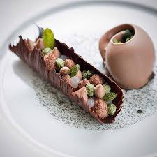 Fine dining at home is a great way to entertain. Buche De Noel Chocolat Menthe A Decouvrir Le 24 Et 25 Decembre At Thedorchester Yule Log Chocolate And Mint To Be Fine Dining Desserts Food Plating Food