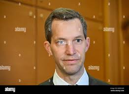 Landesgericht Linz 25.01.2024, Landesgericht Linz, AUT, Mord, im Bild Tobias  Lang Anwalt des Beschuldigten Oberoesterreich *** Linz Regional Court 25 01  2024, Linz Regional Court, AUT, murder, in the picture Tobias Lang