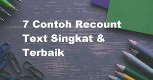 We did not find results for: 7 Contoh Recount Text Singkat Terbaik 2021 Informasi Pendidikan